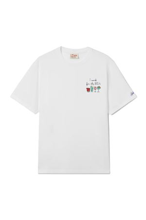 T-Shirt Portofino Man In Cotone Con Stampa Frontale MC2 SAINT BARTH | T-shirt | POT000100156L